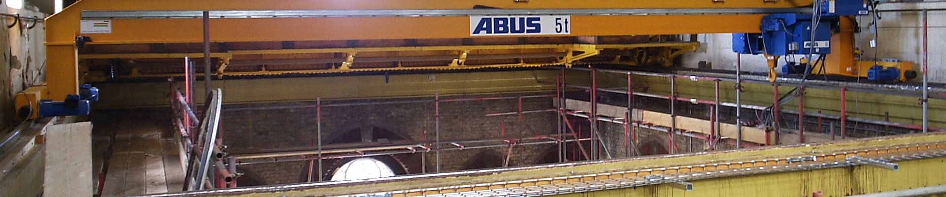 Pont roulant monopoutre ABUS avec chariot monorail type E