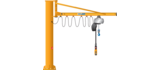 Illustration de la potence pivotante sur colonne ABUS LS