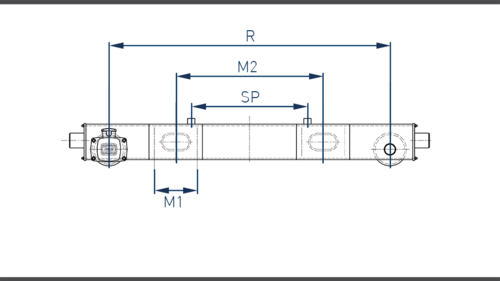 dessin technique pour les supports de châssis et les pièces rapportées